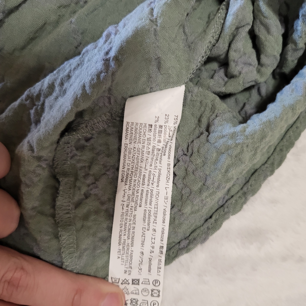 Zara Green Long Sleeve Flutter Sundress - Picture 5 of 9